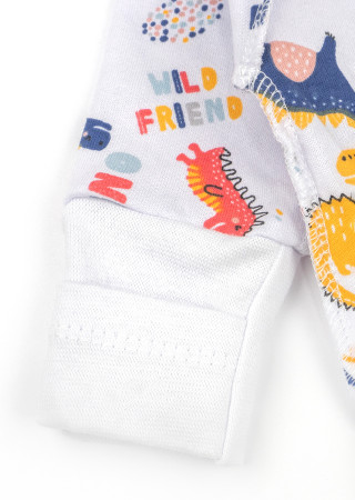 Baby Clothing Set with Dinosaur Print