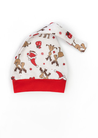 Christmas Reindeer baby outfit: bodysuit, pants and hat