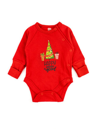Christmas Tree Baby Bodysuit, Rompers & Knot Hat – Warm Winter Set