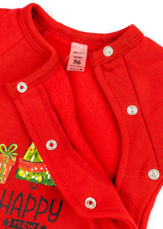 Christmas Tree Baby Bodysuit, Rompers & Knot Hat – Warm Winter Set