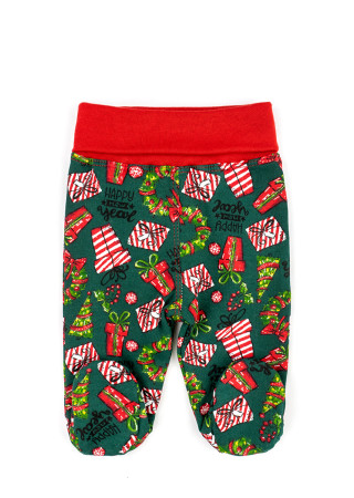 Christmas Tree Baby Bodysuit, Rompers & Knot Hat – Warm Winter Set