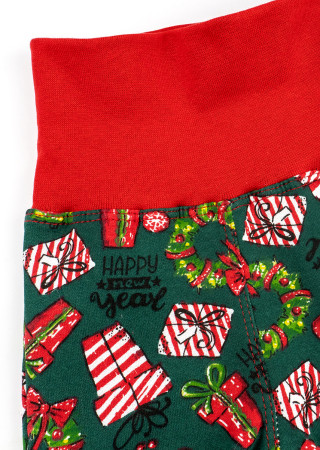 Christmas Tree Baby Bodysuit, Rompers & Knot Hat – Warm Winter Set