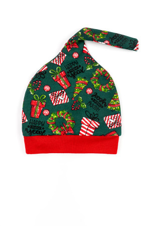 Christmas Tree Baby Bodysuit, Rompers & Knot Hat – Warm Winter Set