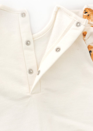 Ciepły zestaw Girl Bears dla dziewczynki: body, spodnie i opaska