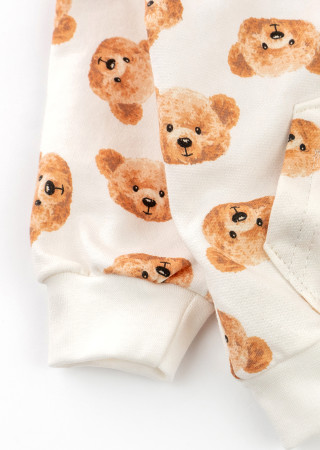 Warm Baby Outfit Cute Bears – Sweatshirt & Pants Set