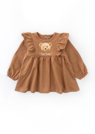 Warm Girl Bears Outfit for Girls – Cotton Fleece Set