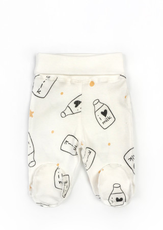 Комплект Milk для новорожденных (распашонка, ползунки, чепчик, швы наружу)