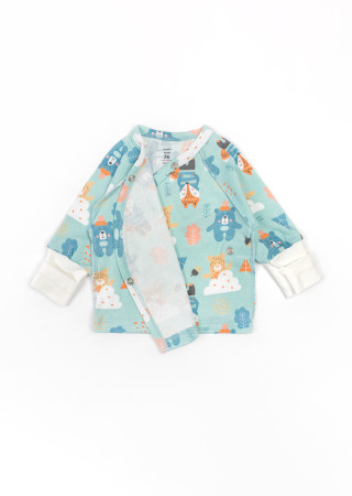 Комплект для новонароджених з інтерлоку: льоля, повзунки, чепчик