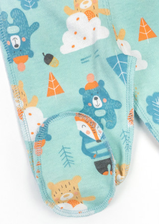 Комплект для новонароджених з інтерлоку: льоля, повзунки, чепчик