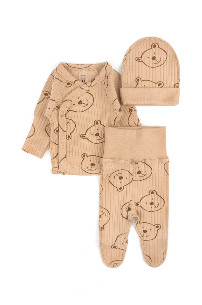 Hospital Set for Low Birth Weight Newborns Bear on Coffee: Shirt, Pants and Hat