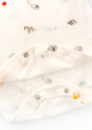 2-Piece Baby Set: Envelope Bodysuit and Cuffed Pants