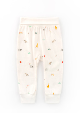 2-Piece Baby Set: Envelope Bodysuit and Cuffed Pants