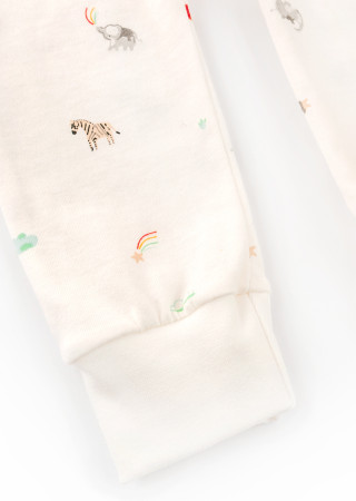 2-Piece Baby Set: Envelope Bodysuit and Cuffed Pants