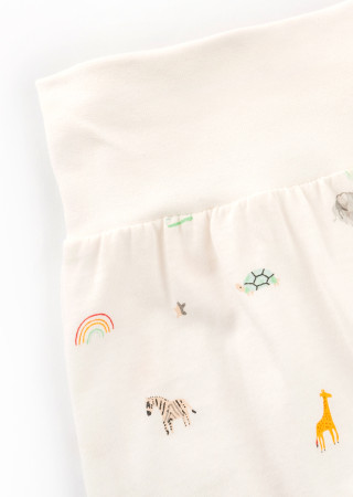 2-Piece Baby Set: Envelope Bodysuit and Cuffed Pants