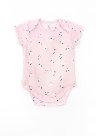 Летний комплект для девочки из 2 предметов: бодик и штанишки