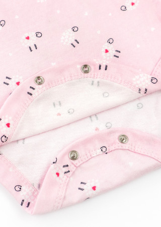 Летний комплект для девочки из 2 предметов: бодик и штанишки