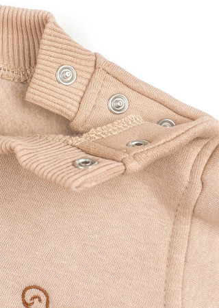 Warm Kids’ Fleece Set with Turtle Embroidery