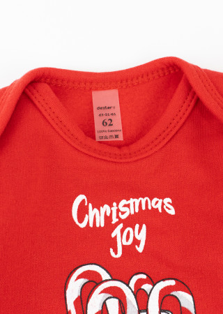 Świąteczny komplet dla dziewczynki Christmas Joy 3 w 1