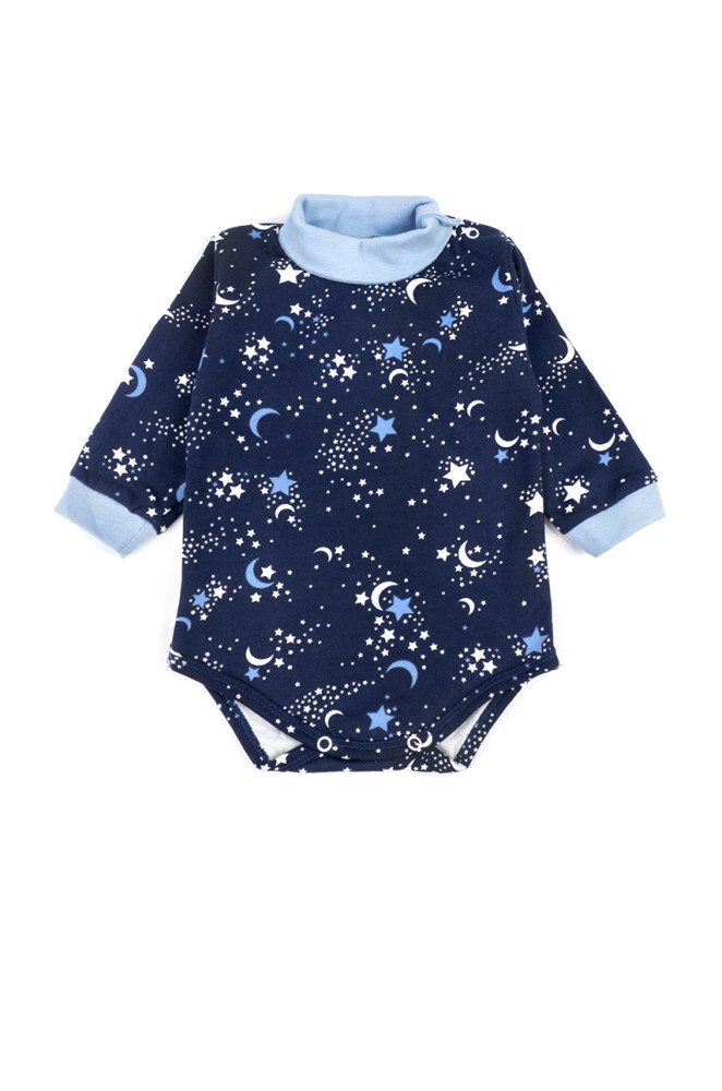 Cotton Warm Knitted Baby Set with Fleece Moonlight