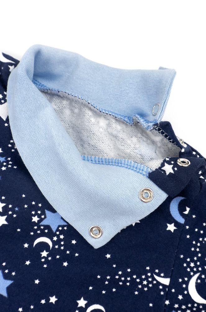 Cotton Warm Knitted Baby Set with Fleece Moonlight