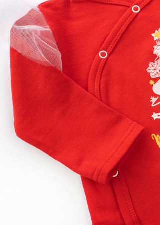 Świąteczny zestaw Merry Christmas Gold dla dziewczynki