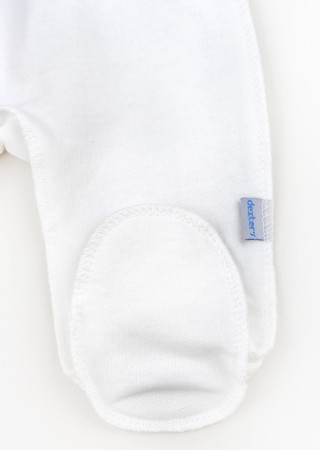 3-Piece Bunny Newborn Set with Fleece – Shirt, Footed Pants, Cap