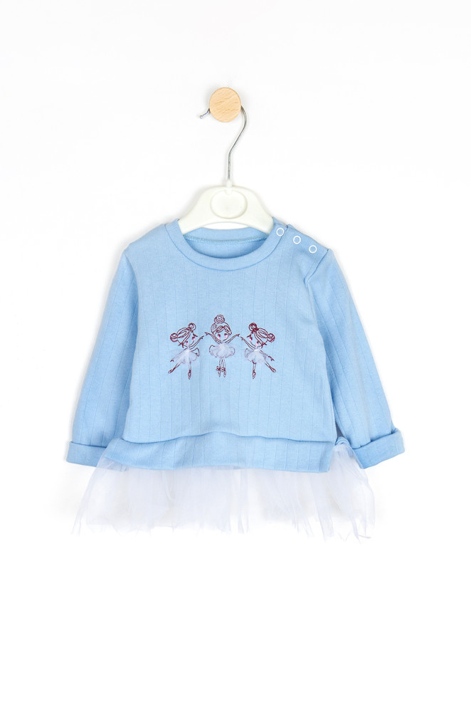 Костюм для девочки Ballerinas с вышивкой без утеплителя