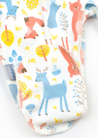 3-Piece Newborn Hospital Set in Interlock Fabric Forest