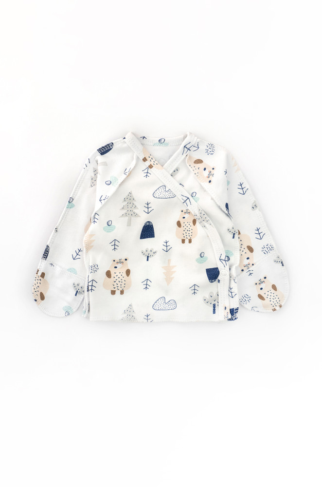 Распашонка и ползунки со швами наружу для новорождённого