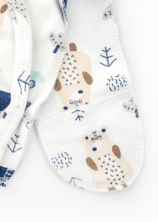 Распашонка и ползунки со швами наружу для новорождённого