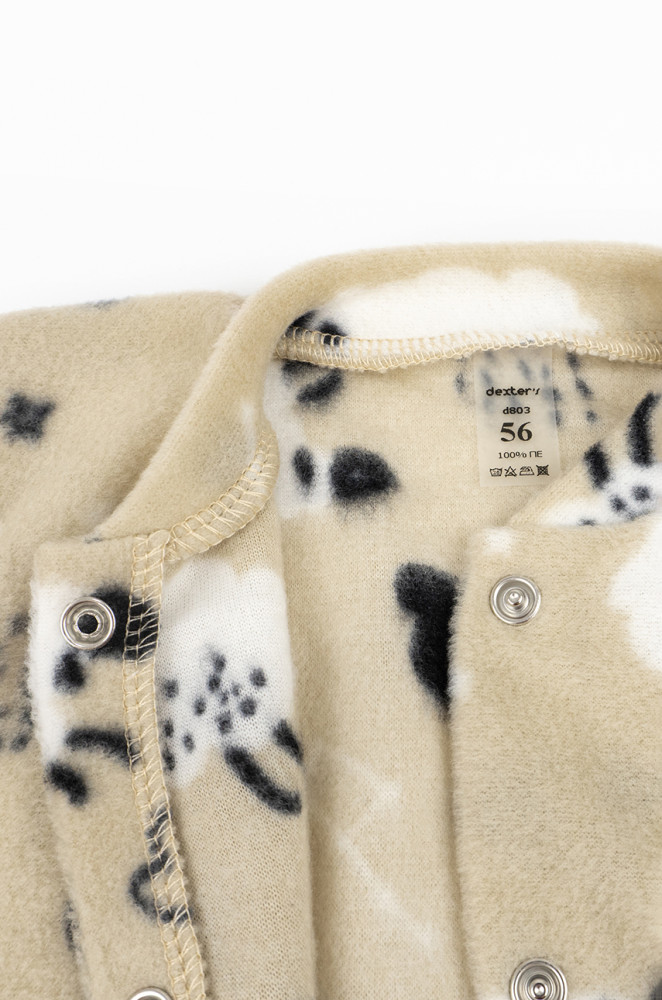 Кофта и ползунки из флисовой ткани для младенцев