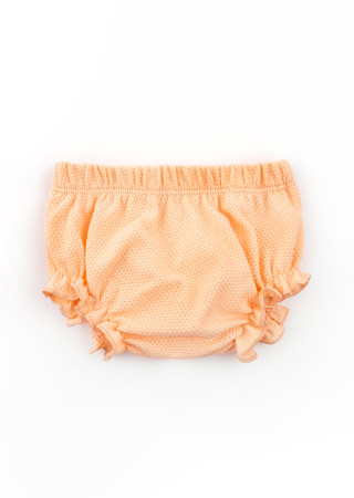 Summer outfit set for baby girl — tunic, bloomers and headband