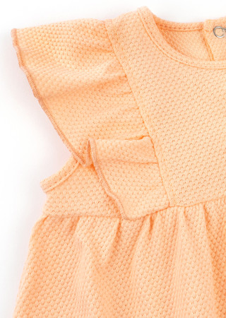 Summer outfit set for baby girl — tunic, bloomers and headband