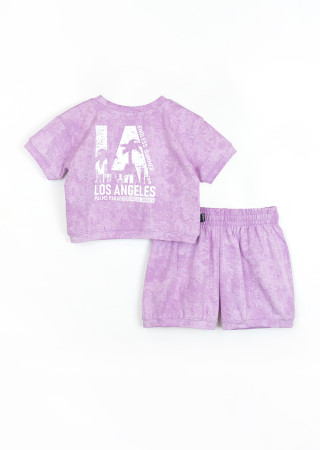 Детский летний костюм LA для девочки в стиле гранж