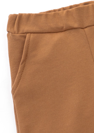 Тёплый костюм Cute Bears для девочки с джемпером и штанами палаццо