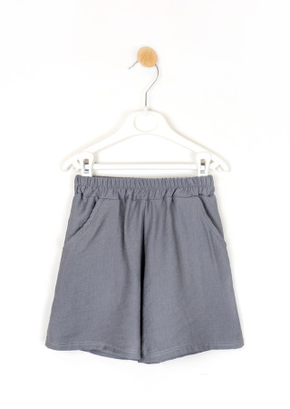 Kids summer set t-shirt and shorts crinkled fabric