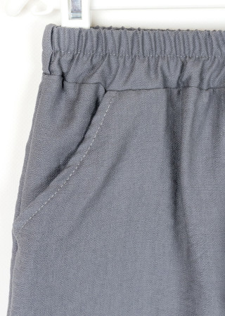 Kids summer set t-shirt and shorts crinkled fabric