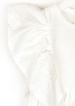 Solid Color Summer Set for Girls – Top and Shorts