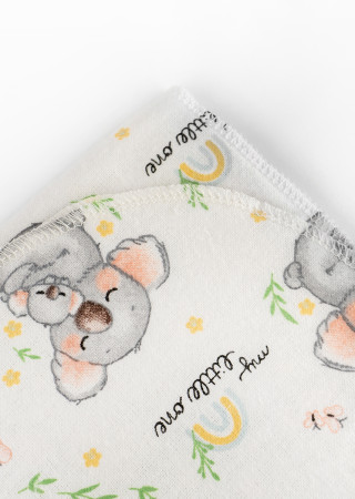 Miękka flanelowa pieluszka Koala dla noworodków