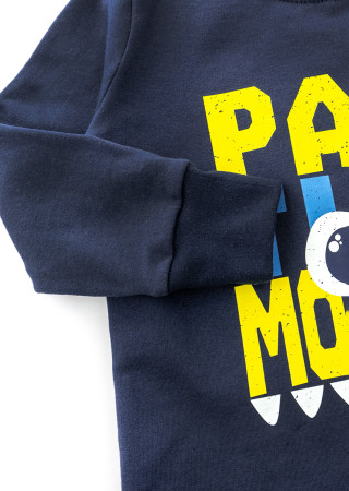 Warm Boys’ Pajama with Monsters Print