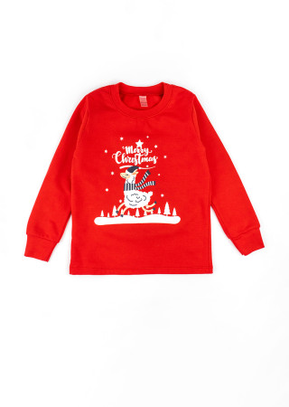 Детская пижама с принтом Christmas llama