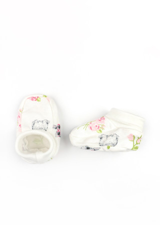 Пінетки для дівчинки Santi з футеру з начосом