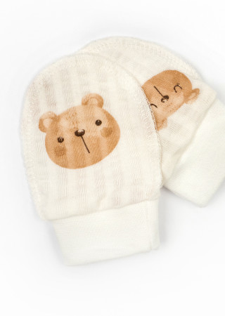 Нецарапки Bears інтерлок жатка зі швом назовні для новонароджених