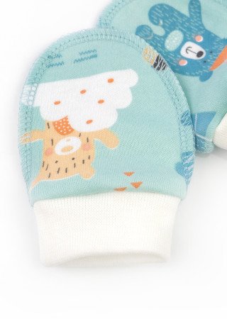 Царапки для новонароджених на манжеті