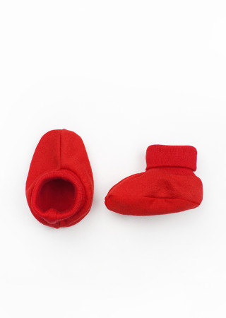 Дитячі пінетки з трикотажу з начосом