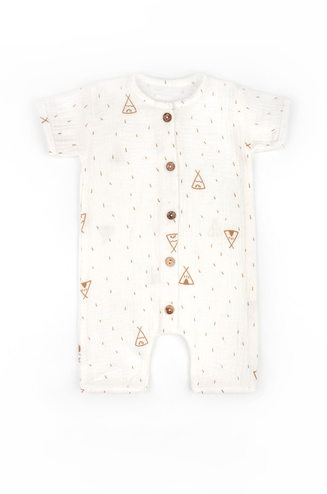 Літній пісочник з мусліну для немовлят на ґудзиках Vigvam