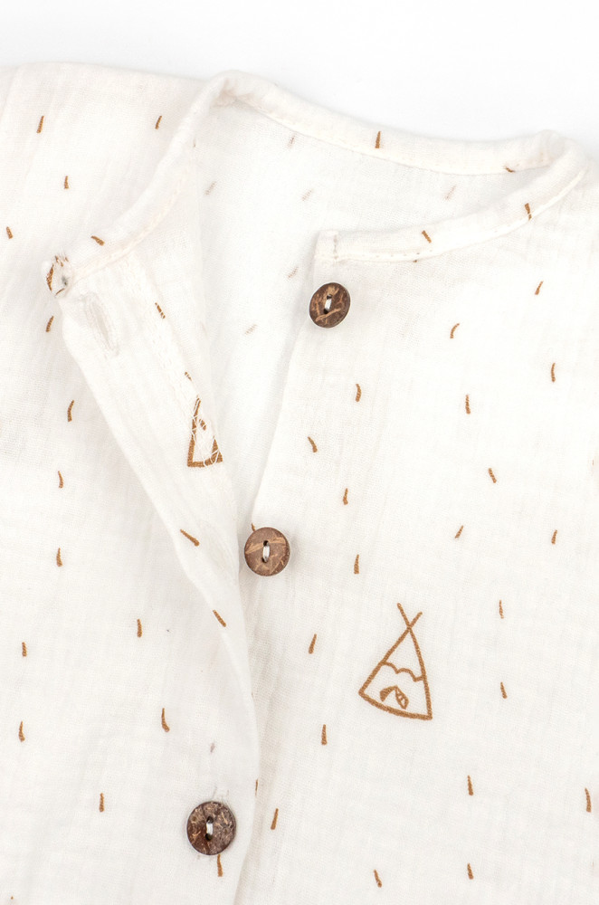 Літній пісочник з мусліну для немовлят на ґудзиках Vigvam