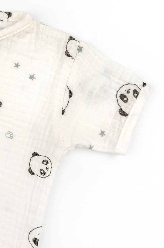 Дитячий пісочник на кокосових ґудзиках Panda муслін