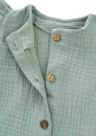 Мусліновий пісочник з пов'язкою на кокосових ґудзиках