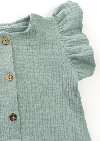 Мусліновий пісочник з пов'язкою на кокосових ґудзиках